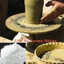 White CMC Ceramic Grade Sodium Carboxy Methyl Cellulose Powder