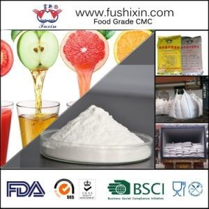 Natural Food Grade CMC Cellulose Carboxymethyl Fruit Juice Stabilizer ISO
